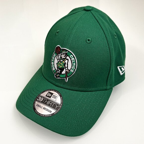 New Era Boston Celtics 39THIRTY Team Colors Stretch Fit Hat Cap Small-Medium NWT - Picture 1 of 7